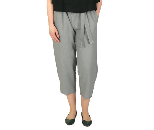 Vietto grey linen trousers