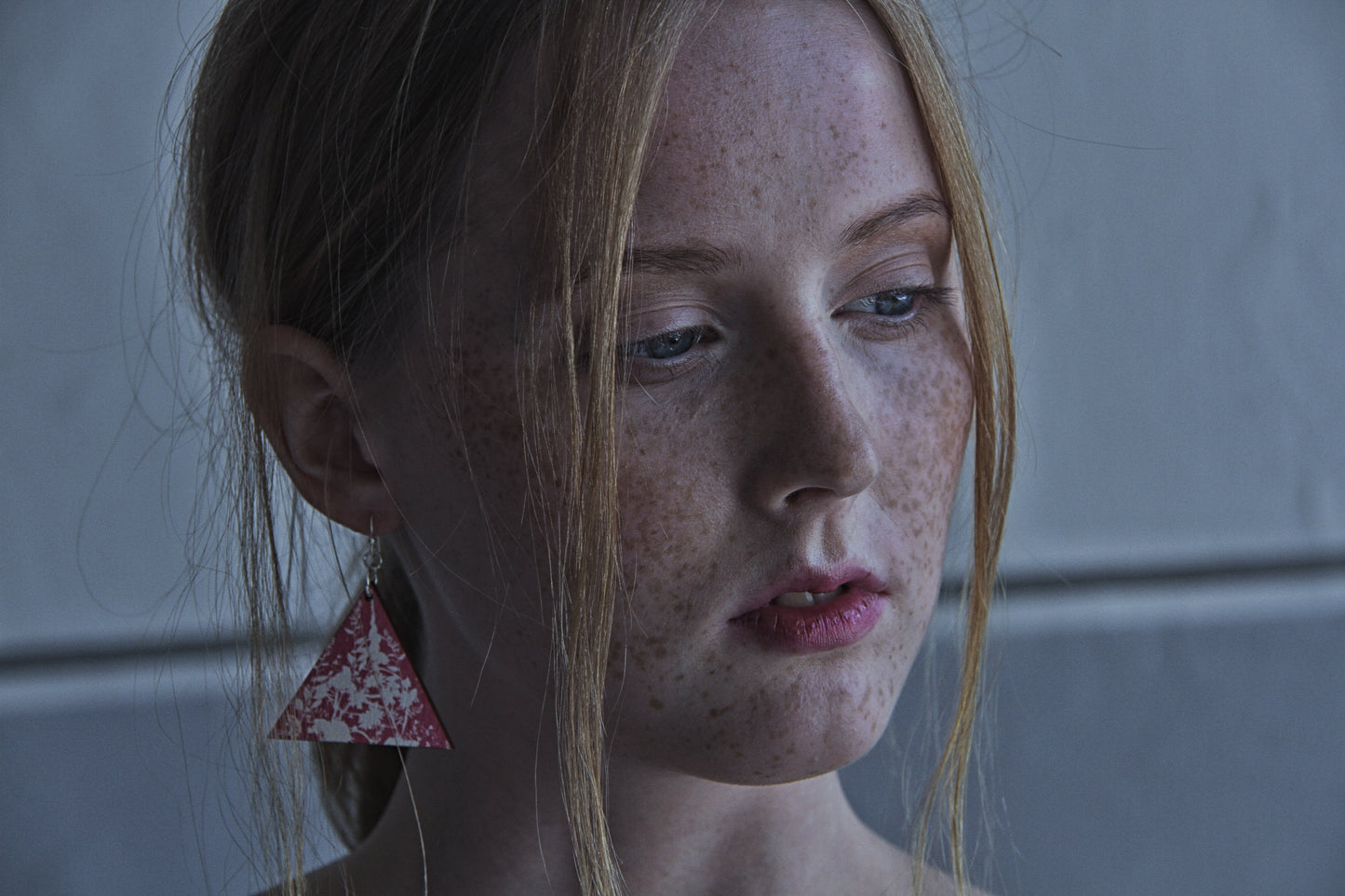 Vietto Bloom triangle earrings