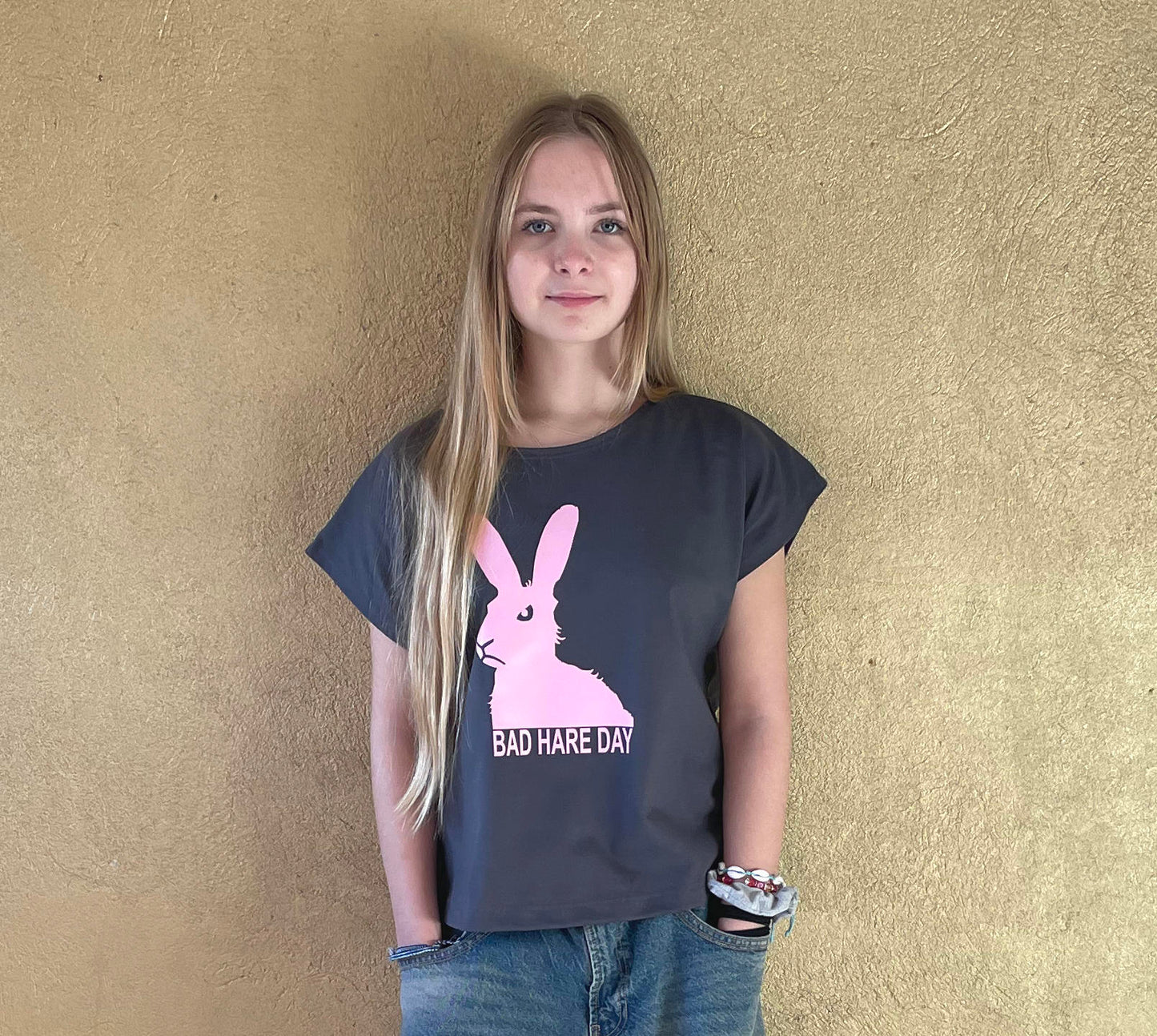 Vietto Bad hare day print t-shirt