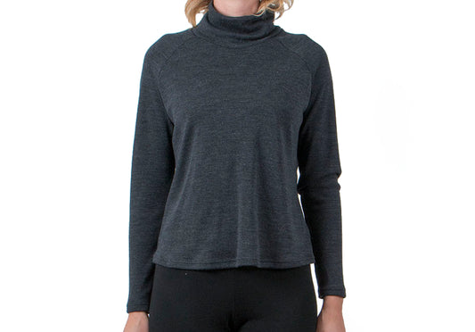 Vietto merinovillainen poolopaita tummanharmaa