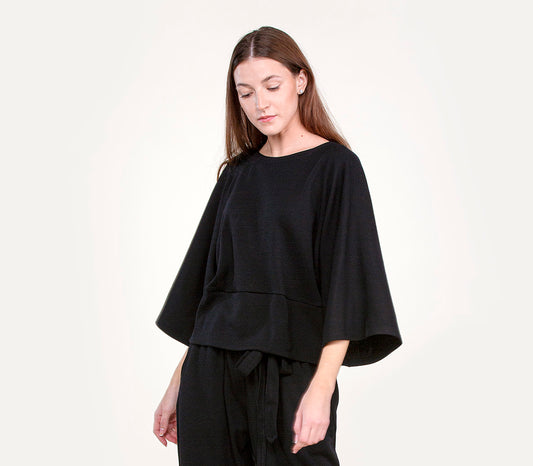 Vietto merino wool kimono sweater